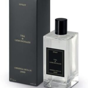 SPRAY Premium. TEA & LEMONGRASS. Ambientador de hogar BOUTIQUE de CERERIA MOLLA. Envase 100 ml