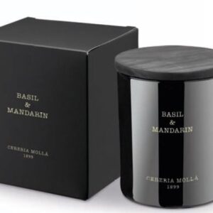 VELA Premium BASIL & MANDARIN, Ambientador de hogar COLECCI?N BOUTIQUE de CERERIA MOLLA