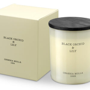 VELA Premium. BLACK ORCHID & LILY, Ambientador de hogar COLECCI?N BOUTIQUE de CERERIA MOLLA.